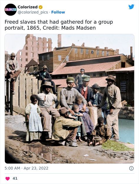 Colorized History, Black Survival, Colorized Historical Photos, Group Portrait, History Magazine, Colorized Photos, Historical Newspaper, History Photos, Historical Pictures