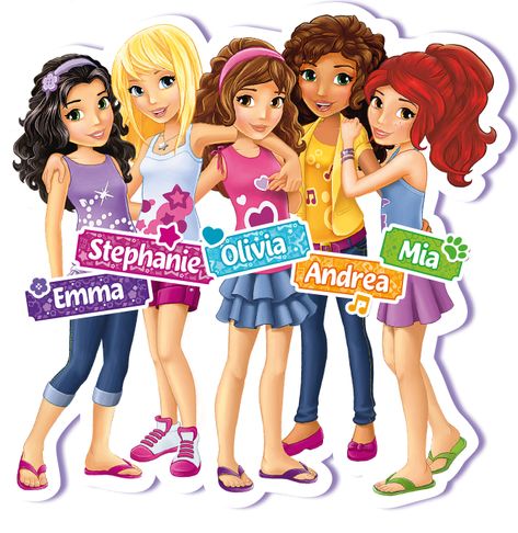 Lego Friends Characters, Lego Friends Cake, Lego Friends Birthday Party, Lego Friends Birthday, Lego Friends Party, Lego Friends Sets, Friends Clipart, Lego Girls, Casa Halloween