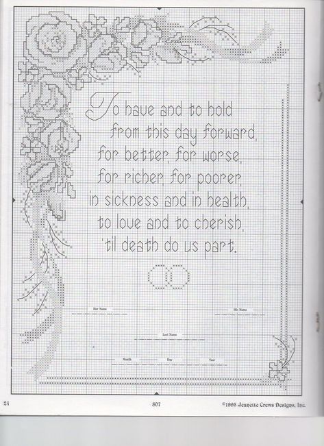 Wedding Cross Stitch Patterns Free Charts, Wedding Cross Stitch Patterns Free, Wedding Sampler Cross Stitch Pattern, Wedding Sampler Cross Stitch, Stitch Wedding, Stitch Crafts, Wedding Lasso, Love Cross Stitch, Wedding Sampler