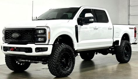 Ford F-350 Super Duty Lariat Sport Diesel Tremor 75th Anniversary Edition Lifted F250 Super Duty, Ford F 350 Super Duty, Ford F 250 Super Duty, Tundra Overland, F 250 Super Duty, Ford Super Duty Trucks, Nice Trucks, Ford Trucks F150, Trucks Lifted Diesel