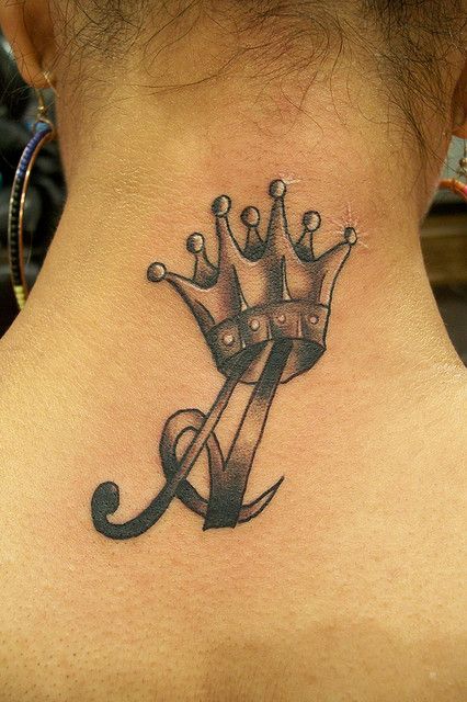 Lettering name alphabet with crown Lettering Tattoo, Crown Tattoo, Crown