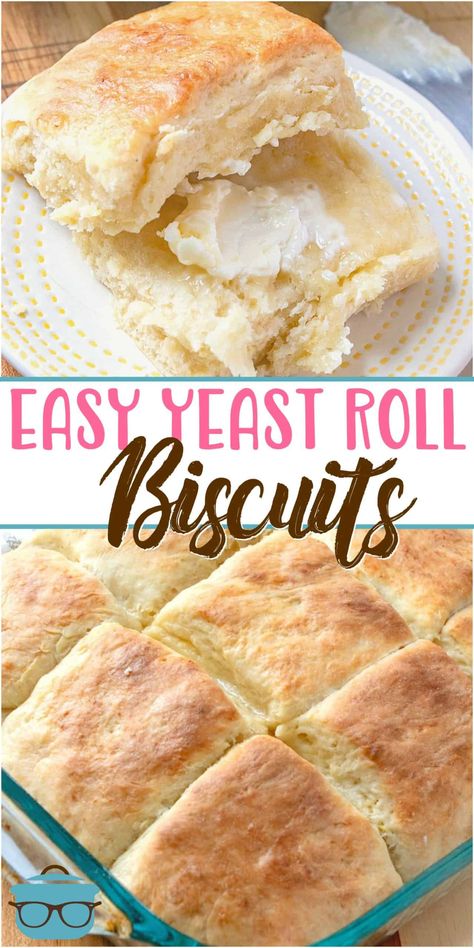 Easy Yeast Rolls Recipe, Easy Homemade Rolls, Yeast Biscuits, Yeast Roll, Easy Yeast Rolls, Homemade Yeast Rolls, Homemade Yeast, Yeast Rolls Recipe, Bread Machines