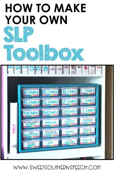 Slp Office Organization, Speech Classroom Decor, Speech Therapy Organization, Speech Classroom, Speech Therapy Room, Articulation Cards, Slp Organization, Slp Materials, Play Therapy Techniques