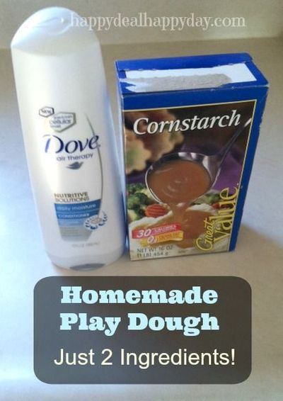 To make this homemade play dough – its the easiest ever – just mix together cornstarch and conditioner!! #playdoh #playdough #homemade #kidactivities Conditioner Cornstarch Dough, Cornstarch And Conditioner, Home Made Play Dough, Cornstarch Dough, Diy Kid Activities, Diy Summer Crafts, Homemade Playdough, Play Dough, Summer Activities For Kids