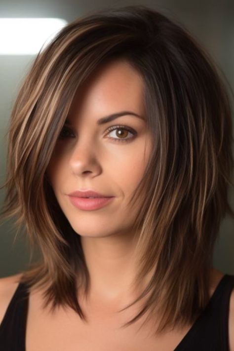 Discover Layered Haircuts: From Short to Long, Wavy to Straight Styles Short Straight Hair With Layers, 2024 Hair Styles, 2024 Hair Trends For Women Medium, 1990s Hair, Haircuts Trending, Cut Layers, Rambut Brunette, Layered Pixie, Hair Layers