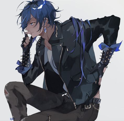 kaeya ; genshin impact / icon An Anime, Blue Hair, A Man, Twitter, Hair, Anime, Blue, Clothes, Black