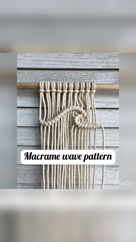 Coastal Macrame, Macrame Wave, Macrame Wall Hanging Tutorial, Macrame Thread, Weaving Loom Diy, Macrame Mandala, Macrame Knots Tutorial, Macrame Bracelet Patterns, Macrame Knots Pattern