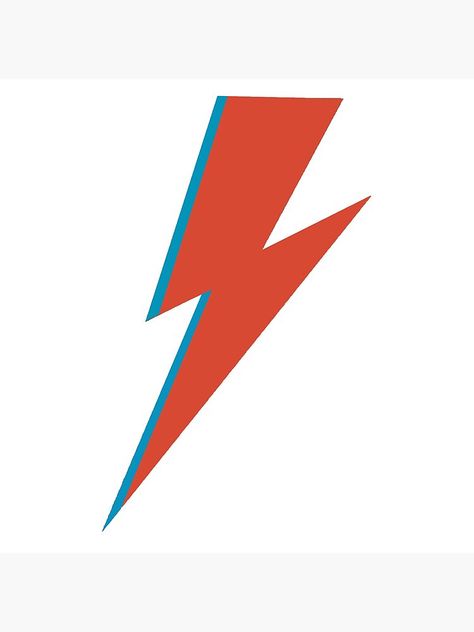 David Bowie Lightning Bolt, Bowie Lightning Bolt, Bolt Poster, Lightning Bolt, David Bowie, Pins