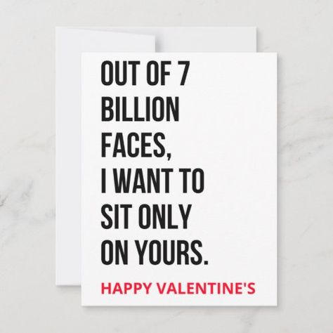 Funny Naughty Dirty Valentines Day Gift Card #zazzle #weddinginvitations #birthdayinvitations #babyshowerinvitations #zazzleinvitations #monogram #businesscards #graduation #homedecor Valentines Day Cards Handmade For Him Funny, Funny Valentines Day Cards For Him, Situationship Valentines, Valentines Day Gifts For Him Romantic, Cheesy Valentines Day Gifts For Him, Dirty Valentines Cards For Him, Dirty Valentines For Him, Valentines Day Sayings For Him, Inappropriate Valentines Cards