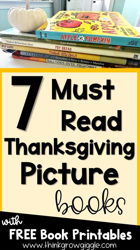 This list of must read Thanksgiving picture books is perfect for your upper elementary classroom this fall! These titles are just what you need to combine a fall theme with meaningful activities to make the most of your learning time. Your 3rd, 4th, and 5th grade students will love these Thanksgiving stories and you will love the free activities included! Head to the blog to read more! Native American Month, Read Aloud Picture Books, Thanksgiving Reading Activities, Thanksgiving Picture Books, Thanksgiving Read Aloud, Thanksgiving Readings, November Classroom, Novel Study Units, Thanksgiving Stories