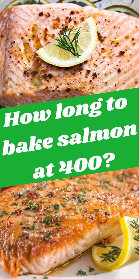 Put an end to overcooked or undercooked salmon with our expert guide on how long to bake salmon at 400 degrees. Impress your dinner guests every time with perfectly flaky and flavorful salmon. Read now for foolproof tips and tricks! How To Cook A Whole Salmon, Salmon Bake Time, Bake Frozen Salmon, Bake Salmon, Salmon Recipes Oven, Salmon Recipes Baked Healthy, Herb Roasted Potatoes, Frozen Salmon, Salmon Steak