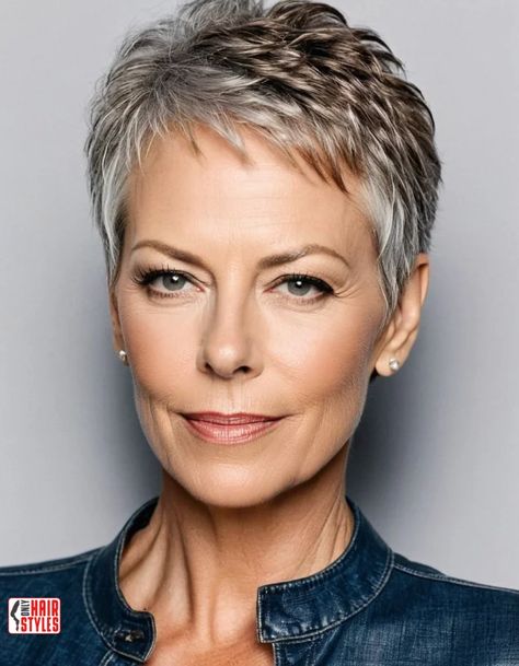 Hairstyle For Women Over 50, Confidence For Women, Pixie Hair Color, Best Haircuts For Women, Haircut Design, The Perfect Haircut, Textured Crop, Short Spiked Hair, Short Sassy Haircuts