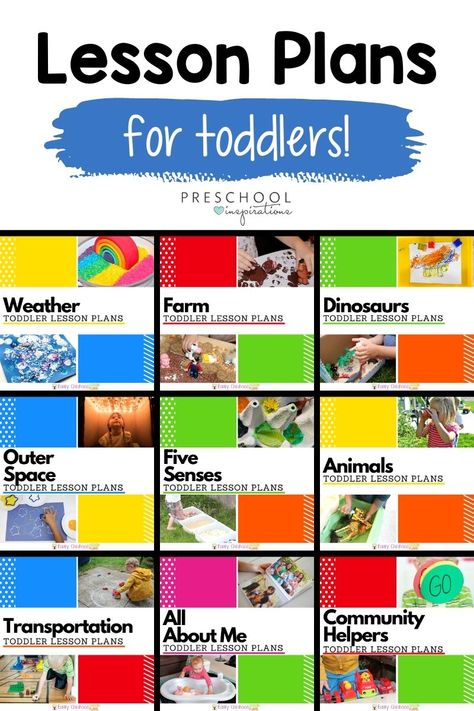 a collage of nine different toddler lesson plans with the text, 'lesson plans for toddlers' May Curriculum For Toddlers, Curriculum Activities For Preschoolers, Preschool Topics Lesson Plans, Head Start Lesson Plans, Preschool Teacher Ideas Lesson Plans, Themes For Infants Lesson Plans, Routine Activities For Preschool, Theme Of The Week Preschool, Lesson Plan For 3 Yrs Old