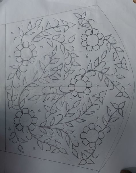 Aari Work Designs Pattern For Tracing, Flower Kodi Design Aari Work Tracing, Aari Work Trace Paper Designs For Blouse Hand, Maggam Tracing Designs, Aari Trace Designs, Aari Design For Tracing, Aari Tracing Pattern For Hand, Flowers Outline Design, Arri Tracing Designs