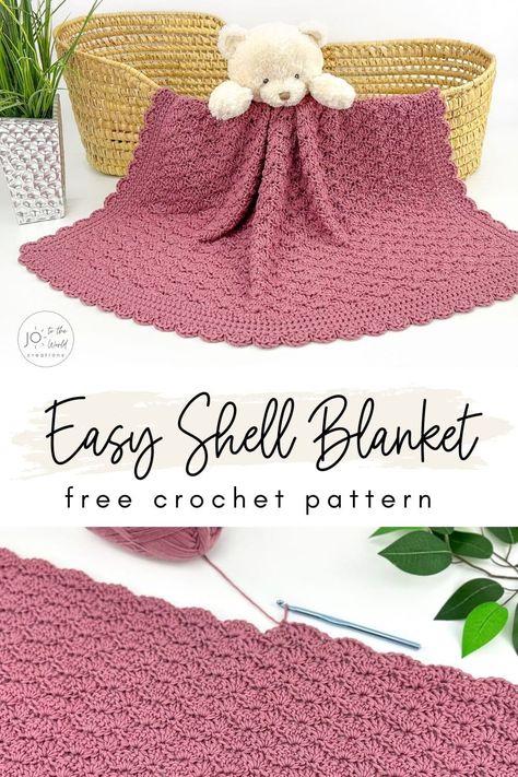 Crochet shell pattern