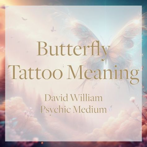 Butterfly Tattoo Meaning Butterfly Heaven Tattoo, Angel With Butterfly Wings Tattoo, Butterfly Tattoo In Memory Of Mom, Butterfly Tattoo Symbolism, Butterflies Tattoo Meaning, Butterfly Chain Tattoo, Spiritual Butterfly Tattoo, May We Meet Again Tattoo, Wonderwall Tattoo