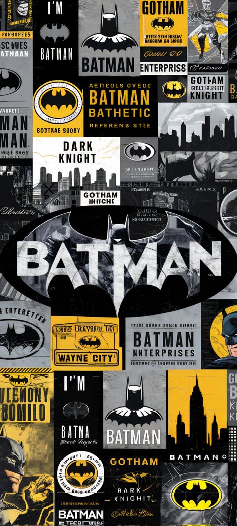 Wallpaper Gamer, Batman Wallpaper Iphone, Typography Wallpaper, Comic Wallpaper, Batman Comic Wallpaper, Batman Tattoo, Batman Pictures, Batman Poster, Batman Artwork