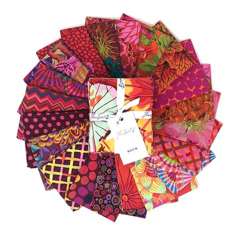 Kaffe Fassett Collective Classics is a beautiful fabric collection by Free Spirit Fabrics. 100% cotton. This set contains 20 Fat Quarters, each measuring approximately 18" x 21". Precut Fabric Squares, Kaffe Fassett Fabric, Free Spirit Fabrics, Precut Fabric, Kaffe Fassett, Charm Pack, Cotton Quilting Fabric, Fabric Bundle, Fat Quarter Bundles