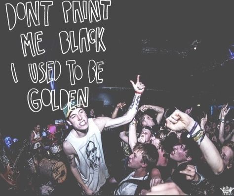 Clairvoyant- The story so far "don't paint me black, I used to be golden." Far Aesthetic, Pop Punk Lyrics, Teenage Wasteland, Story Of The Year, The Story So Far, Male Angel, Pop Punk Bands, Midwest Emo, Band Quotes