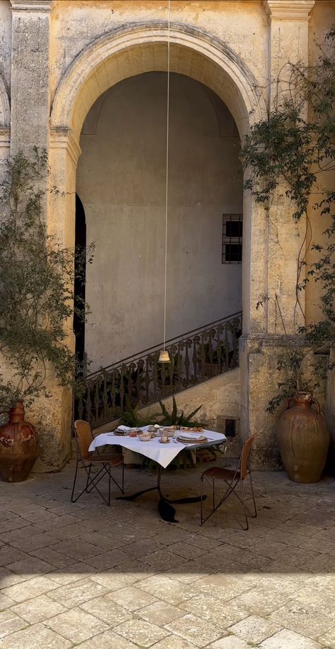 Sardinia House, Terracotta Exterior, Rustic Stairs, Italian Summer, House Goals, Neutral Decor, Cottage Chic, Puglia, Victorian Homes