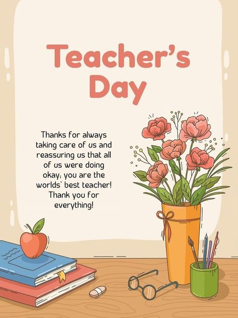 Happy Teacher's Day ! Happy Teacher's Day Wishes Messages, Teachers Day Card Message, Best Wishes For Teacher, Teacher Day Wishes Quote, Best Teachers Day Quotes, Teachers Day Card Design, Happy Teacher's Day Quotes, Teachers Day Drawing, Happy Teachers Day Wishes