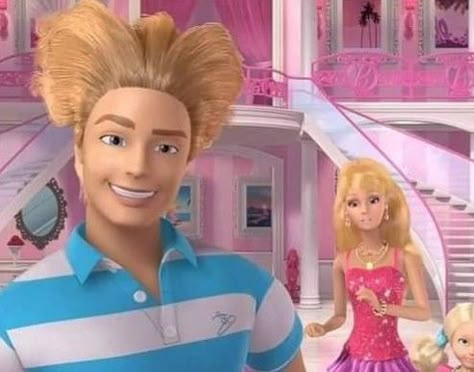 Ken Meme Funny, Barbie Vs Ken Spirit Week, Barbie X Ken, Alan Barbie, Ken Hair, Ken From Barbie, Ken Barbie Movie, Messed Up Hair, Barbie Memes