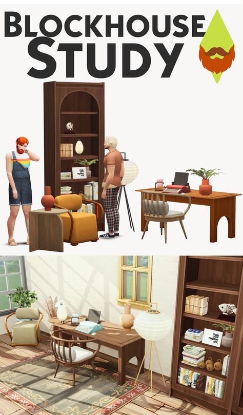 Study Sims 4 Cc, Sims 4 Furniture Cc Folder, Furniture Cc Folder, Sims 4 Furniture, Sims Room, Sims Decor, 2023 Clothes, Sims Furniture, Adventurer's Guild