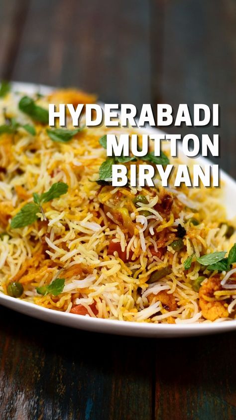 Kunal Kapur on Instagram: “Ramadan is about to end, so here is a special Ramadan Recipe - Hyderabadi Mutton Biryani. Hope you will like this recipe for this occasion.…” Mutton Biryani Recipe, Ramadan Recipe, Desi Khana, Mutton Biryani, Indian Cooking Recipes, Biryani Recipe, Ramadan Recipes, Easy Cooking Recipes, Indian Cooking