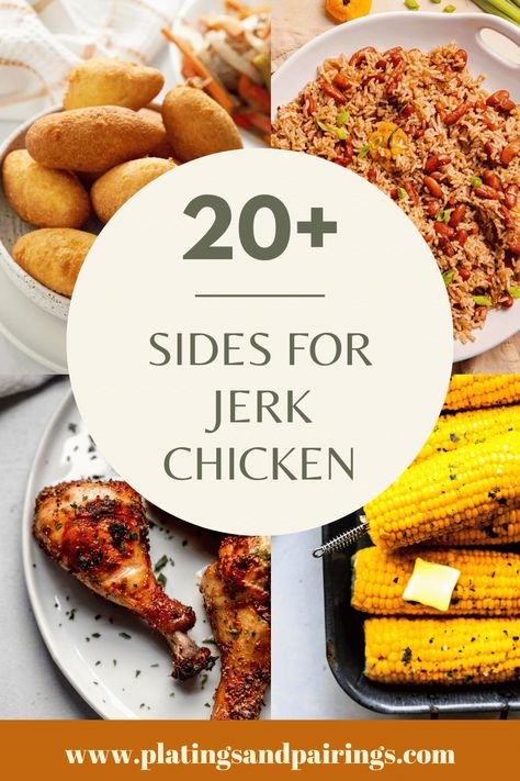 Sides With Jerk Chicken, Side Dishes For Jerk Chicken, What To Serve With Jerk Chicken, Jerk Chicken Sides Dishes, Sides For Jerk Chicken, Jerk Chicken Sides, Jerk Chicken Dinner, Jerk Chicken Salad, Jerk Chicken Breast