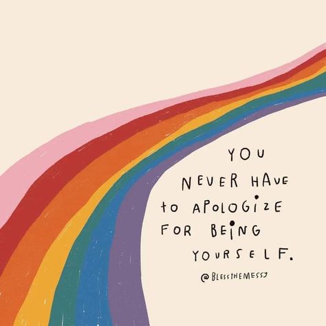 Never EVER! 👏🏼 Play Therapist Office, Sunday Night Reminder, Lgbt Pride Quotes, Night Reminder, Queer Quote, Agnes Despicable Me, Quote Illustration, Pride Quotes, Lgbt Quotes