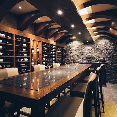 Wine Cellar Basement, Royal Yacht, Sitting Table, Home Wine Cellars, Mississauga Ontario, Wine Tasting Room, Wine Tasting Events, Wine Cellar Design, Cellar Design