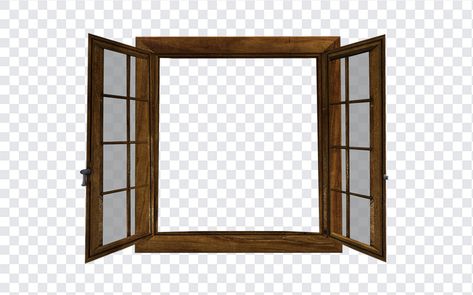 Window Frame PNG Jendela Png, Window Png, Window Frame Picture, Victorian Windows, Frame Png, Mockup Downloads, Graphic Elements, Graphic Design Projects, Window Frame