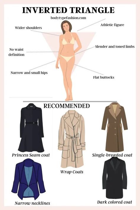 Inverted Triangle Body Shape Fashion, Inverted Triangle Body Shape Outfits, Triangle Body Shape Fashion, Inverted Triangle Fashion, Triangle Body Shape Outfits, Body Shapes Women, Inverted Triangle Outfits, Rome Outfits, Coat Styles