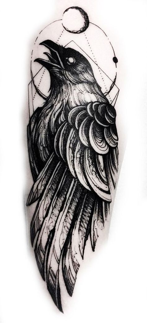 Tato Mandala, Rabe Tattoo, Tato Flash, Tato Naga, Band Tattoos, Ribbon Tattoos, Crow Tattoo, Norse Tattoo, Raven Tattoo