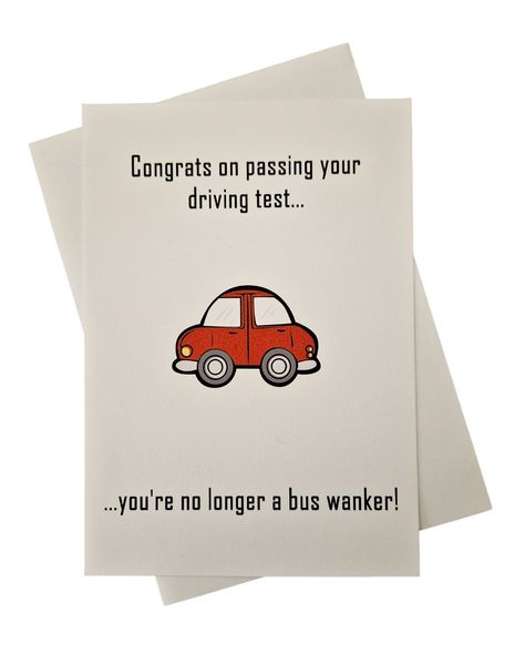 Passing your driving test is a big deal. This card for new drivers says it all really. Available in my Etsy shop - www.etsy.com/shop/JaxcardsStudio or alternatively in my Ebay Shop - www.ebay Passed Driving Test Card, Bullet Journal Monthly Calendar, Passing Your Driving Test, Driving Test Card, Passed Driving Test, Drivers Test, Driver License, New Driver, Driving License