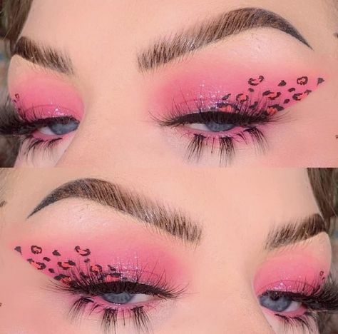 Pink Leopard Costume, Pink Panther Makeup, Panther Makeup, Cheetah Makeup, Tiger Makeup, Cat Halloween Makeup, Leopard Makeup, Cat Makeup Halloween, Festival 2024