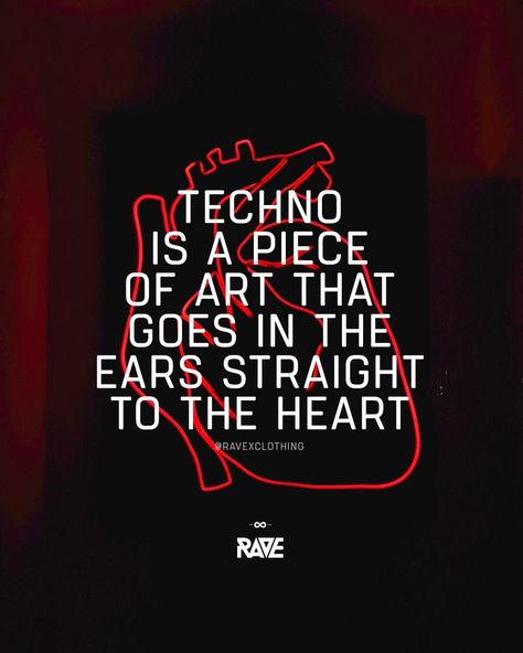 Rave Quotes, Techno Quotes, Techno Clothes, Minimal Techno, Rave Music, Rave Clothing, Hip Hop Art, Techno Music, Edgy Wallpaper