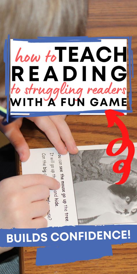 This game is a fun and easy way to teach reading to struggling readers in kindergarten and first grade. Kids will learn reading comprehension and fluency with these hands-on activities. Turn family game night into an educational experience! Learn more about this resource here! First Grade Literacy Games, Make Reading Fun 1st Grade, Games To Teach Reading, Fun Ways To Teach Reading, Reading Games For 1st Grade, Fluency Games 3rd Grade Reading, Learning To Read Struggling Readers, Reading Fluency Games 2nd Grade, Making Reading Fun