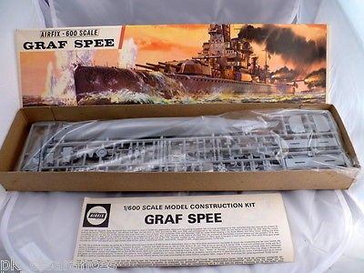 Vintage Airfix Graf Spee 1:600 scale kit Series 4 VGC original condition | #495541662 Airfix Models, Airfix Kits, Boy Toys, Army Men, Vintage Models, Cover Pics, Vintage Box, Model Kits, Model Ships