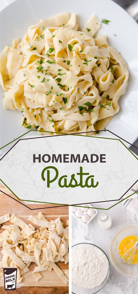 3 Ingredient Pasta, Pastry Pinwheels, Home Made Pasta, Pasta At Home, Homemade Pastry, Make Your Own Pasta, College Food, Mediterranean Pasta, Butter Pasta