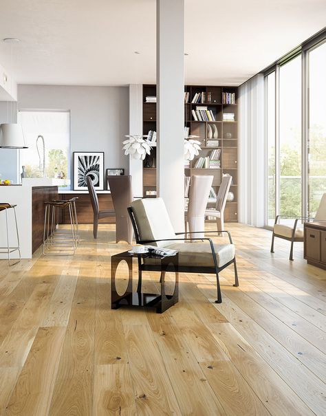 Quality, reliable, and spectacular best reflects our range of engineered wood floors. With gorgeous honey undertones with contrasting darker knots, the Mayfair Sandy Oak is as beautiful as it is durable and versatile. The lacquered finish not only protects the wood but offers more visual depth and complexity. The solid 14mm thickness and easy click fitting system, this engineered floor can be fitted with ease and will make a striking addition to any room. Direct Wood Flooring, Engineered Wood Flooring, Neutral Furniture, Real Wood Floors, Carpet Shops, Engineered Wood Floors, Flooring Options, Plank Flooring, Catania