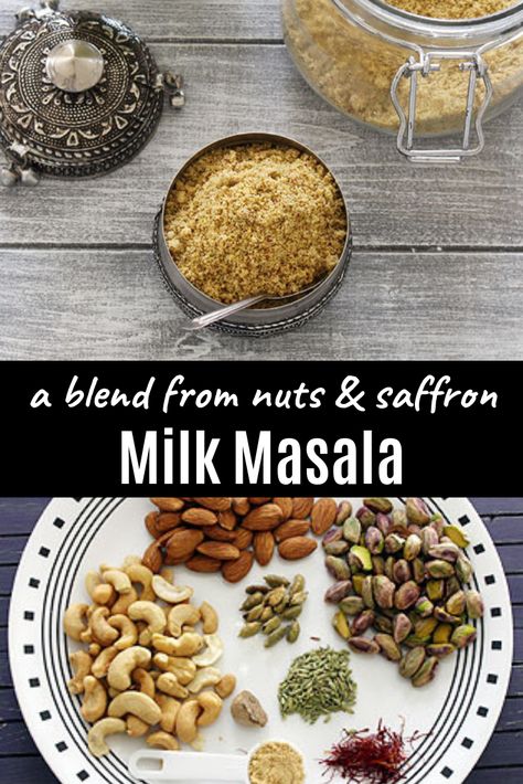 Masala Milk Powder, Masala Doodh Recipe, Milk Masala Powder Recipe, Tea Masala Powder Recipe, Masala Milk Recipe, Homemade Masala, Masala Powder Recipe, A Glass Of Milk, Spice Mix Recipes