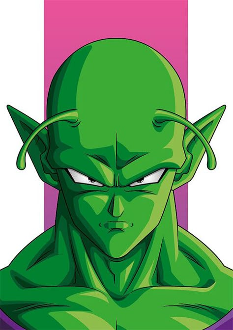 Dragon Ball Super Piccolo, Dragon Ball Piccolo Wallpaper, Piccolo Tattoo Dragon Ball Z, Dragon Ball Artwork Drawing, Piccolo Drawing, Dragonball Z Art, Dragon Ball Z Painting, Dragonball Z Characters, Piccolo Tattoo