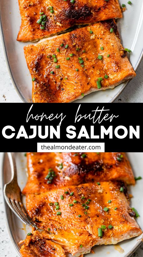 Baked Cajun Salmon, Salmon Recipes Baked Healthy, Cajun Salmon, Grilled Salmon Recipes, Healthy Salmon Recipes, Easy Salmon Recipes, Salmon Dinner, Fish Recipes Healthy, Baked Salmon Recipes