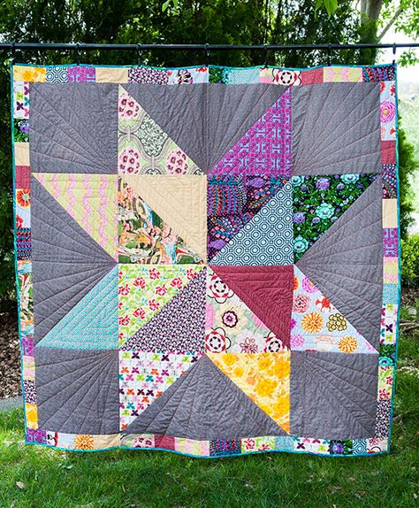 Silas' Giant Star Quilt Giant Star Quilt, Amy Smart, Quilt Big, Giant Star, Big Block Quilts, Quick Quilt, Half Square Triangle Quilts, Baby Quilt Patterns, Quilt Care