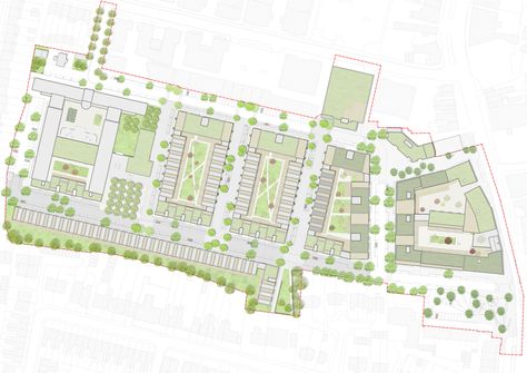 Karakusevic Carson Architects Urban Design Diagram, Urban Design Graphics, Campus Design, Urban Design Plan, Urban Landscape Design, Site Plans, Landscape Plan, Concept Development, Urban Spaces