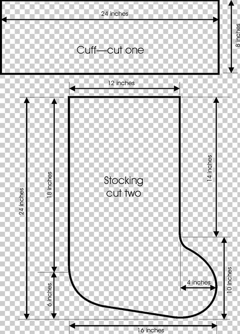 Diy Christmas Stocking Pattern, Stocking Sewing Pattern, Christmas Stocking Sewing, Stocking Sewing, Christmas Stocking Template, Christmas Stocking Pattern Free, Stocking Pattern Free, Christmas Black And White, Christmas Stocking Tutorial