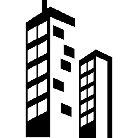 Skyscraper buildings I Free Icon Beard Illustration, Building Silhouette, Building Icon, Lino Art, Wine Label Design, Village House Design, Home Icon, Stencil Art, Free Icon