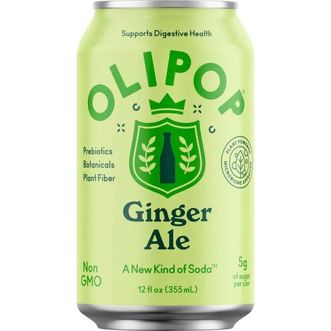 New Olipop soda flavors are here! Try Olipop Ginger Ale, a healthier alternative to soda, and subscribe for auto deliveries to save 15% on functional sodas. Olipop Drinks, Poppi Soda Aesthetic, Olipop Soda, Poppi Soda Branding, Goli Soda, Soda Alternatives, Goli Soda Bottles, Random Wishlist, Healthy Soda