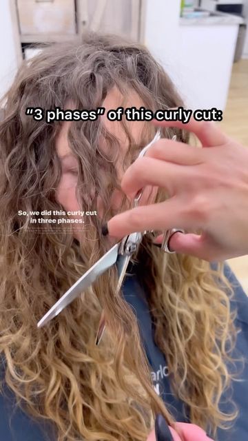 Butterfly Haircut For Thick Wavy Hair, Avoid Triangle Curly Hair, Wavy Haircut Mid Length, Haircut For 2c Curly Hair, Haircuts For Wavy To Curly Hair, Short Haircuts For Frizzy Curly Hair, Short Curly Hair Hacks, Mid Wavy Haircuts, Butterfly Haircut On Long Curly Hair